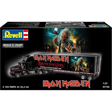 Kit macheta camion Revell RV07740 aniversare 50 ani Iron Maiden, piese cromate si autocolante - imagine 8