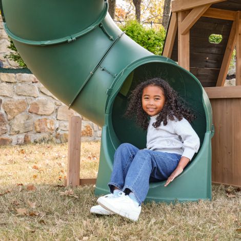 Complex de joaca din lemn, max 12 copii, cu 3 niveluri, Panorama Tower Playhouse, Cedar Summit P280226 - imagine 8