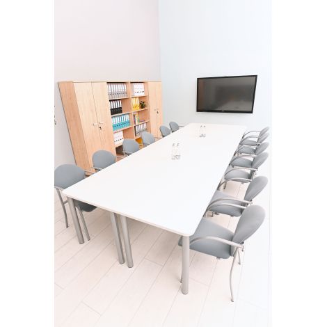 Scaun confortabil Conference Visa gri, inaltime sezut 47 cm, sala profesorala, sala de asteptare - imagine 2