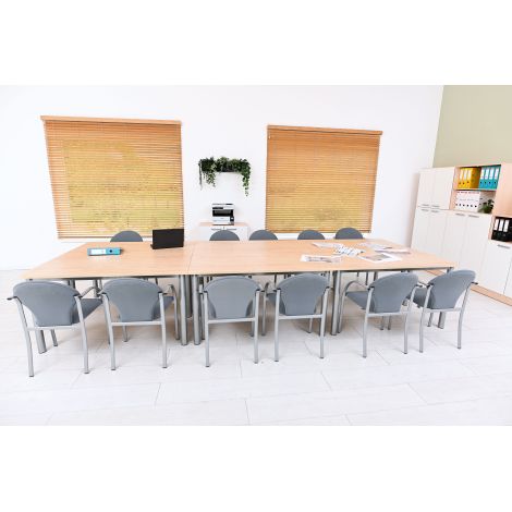 Scaun confortabil Conference Visa gri, inaltime sezut 47 cm, sala profesorala, sala de asteptare - imagine 4