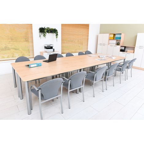 Scaun confortabil Conference Visa gri, inaltime sezut 47 cm, sala profesorala, sala de asteptare - imagine 7