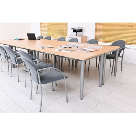 Scaun confortabil Conference Visa gri, inaltime sezut 47 cm, sala profesorala, sala de asteptare - imagine 9