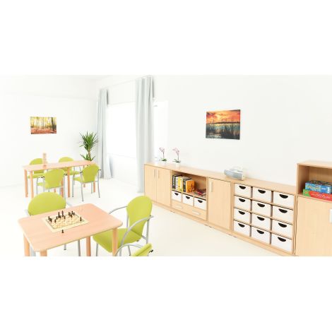 Scaun confortabil Conference Visa verde, inaltime sezut 47 cm, sala profesorala, sala de asteptare - imagine 7