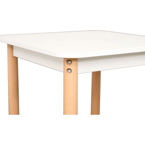 Masuta patrata 60x60 cm, inaltime ajustabila 40-58 cm, recoamnda pentru gradinite si locuri de joaca - imagine 2