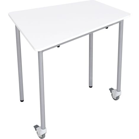 Masa mobila pe cadru metalic, dimensiuni laturi 90, 42, 70, 70 cm - imagine 2