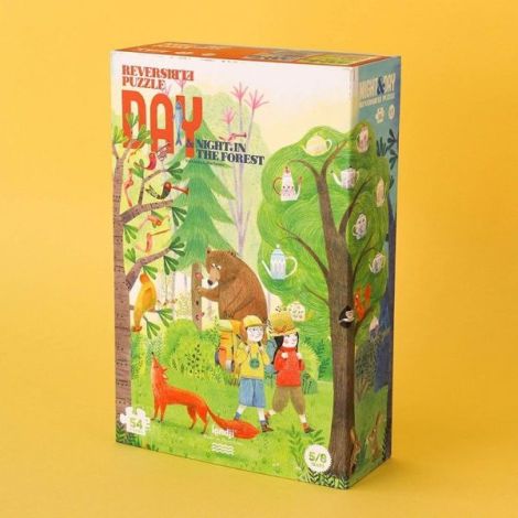 Puzzle reversibil Zi si noapte in padure, Londj - 1