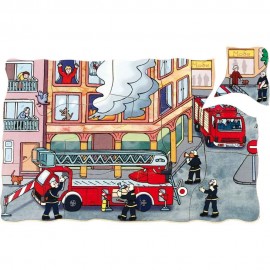 Puzzle stratificat Brigada de Pompieri - 1