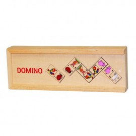 Domino Animale in cutie de lemn - 1