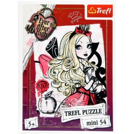 Mini Puzzle Apple White Ever After High 54 piese Trefl ookee.ro