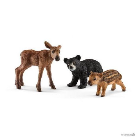 Set figurine schleich puii de animale de padure sl41457 ookee.ro