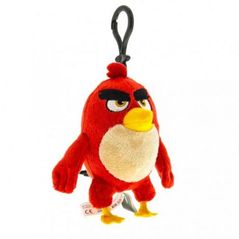 Angry birds: plus cu agatatoare 14cm - red