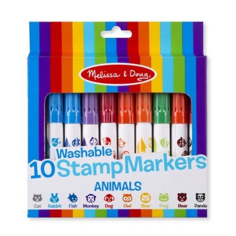 Set 10 stampile marker lavabile Animale Melissa and Doug