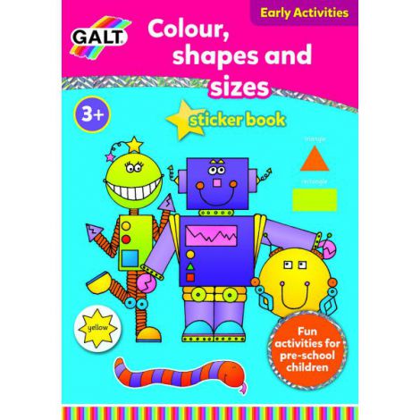 Carte de colorat - culori, forme si dimensiuni
