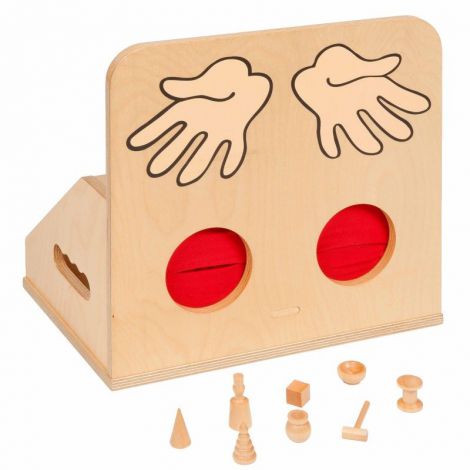 Joc educativ pentru gradinita Cutie pentru Materiale tactile - Toys For Life