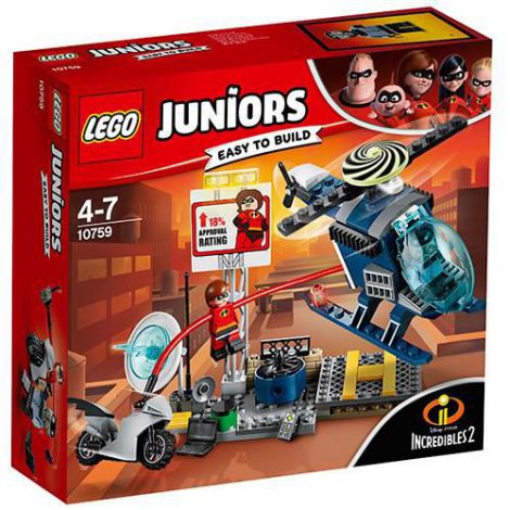 LEGO Juniors Elastigirl si Urmarirea pe Acoperis 10759