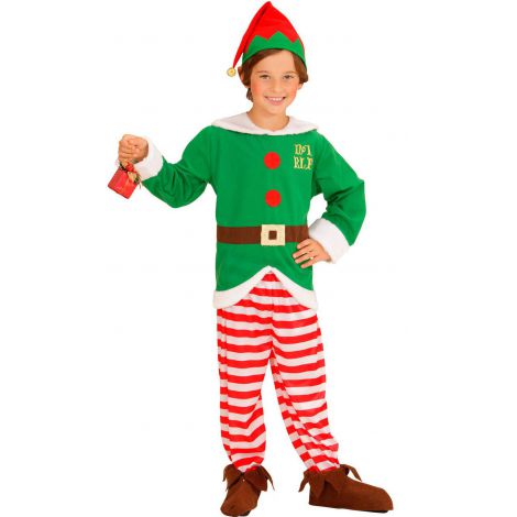 Costum Elf Mos Craciun copii ookee.ro imagine noua