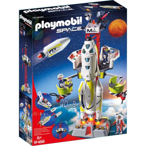 Racheta Spatiala Cu Lansator Playmobil Space 9488