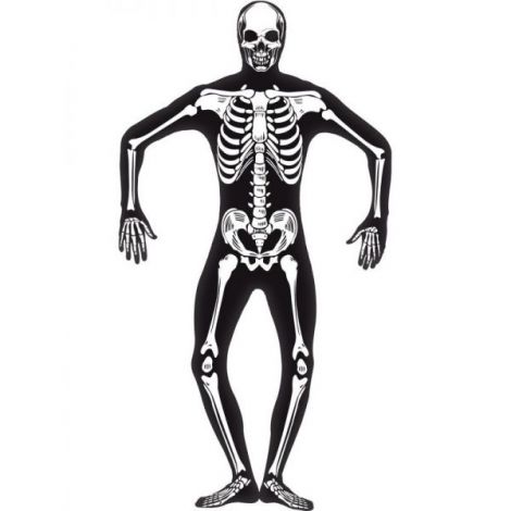 Costum schelet fosforescent – marimea 128 cm ookee.ro