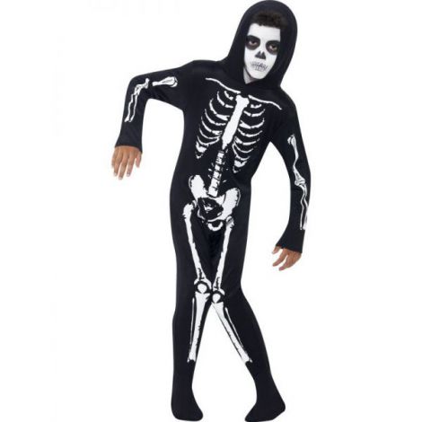 Costum schelet negru baieti ookee.ro imagine noua