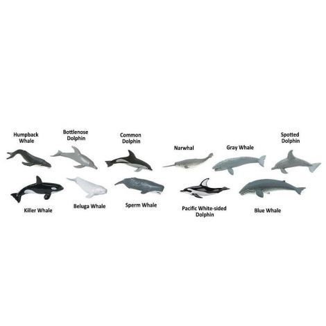 Mini Figurina - Balene Si Delfini – Safari imagine