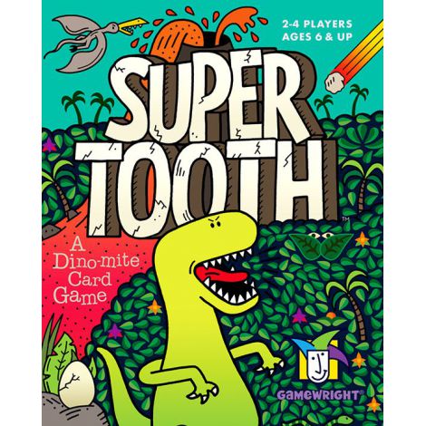 Super tooth card game Gamewright imagine noua