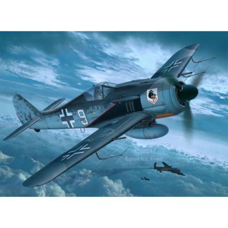 Macheta revell avion militar focke wolf fw 190 a8 de noapte rv3926 ookee.ro