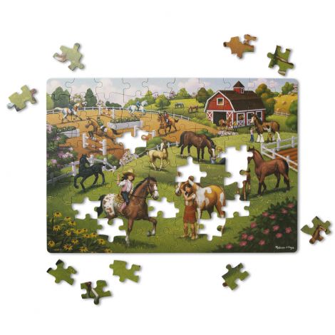 Primul meu puzzle eco din carton Calutii - Melissa & Doug