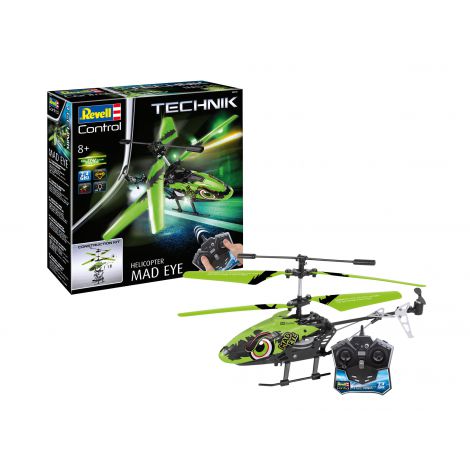 Revell rc construction kit helicopter madeye glow in the dar