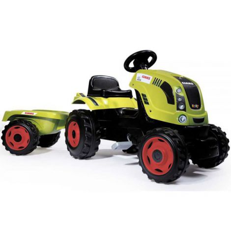 Tractor cu pedale si remorca Smoby Claas Farmer XL ookee.ro