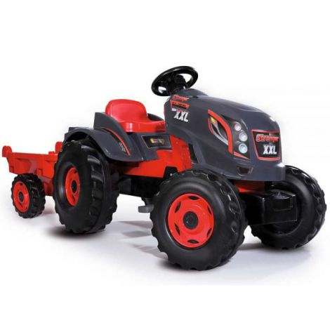 Tractor cu pedale si remorca Smoby Stronger XXL ookee.ro