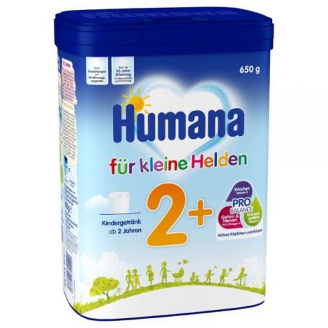 Lapte praf Humana Kindergetrank 2+ de la 2 ani 650 g Humana