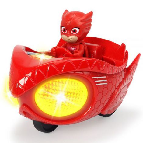 Masina Dickie Toys Eroi in Pijama Mission Racer Owlette cu figurina Dickie Toys
