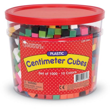 Cuburi multicolore (1cm) Learning Resources