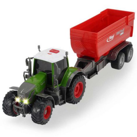 Tractor Dickie Toys Fendt 939 Vario cu remorca 41 cm Dickie Toys imagine noua