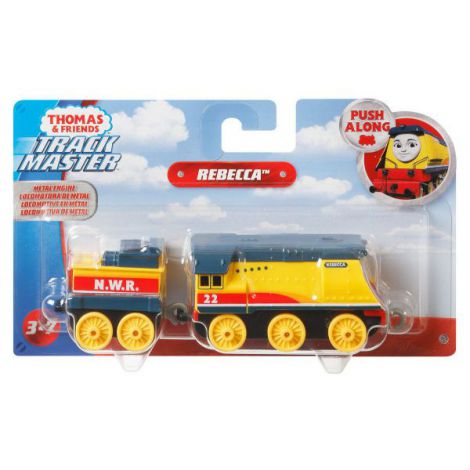 Thomas Locomotiva Cu Vagon Push Along Rebecca Mattel imagine noua