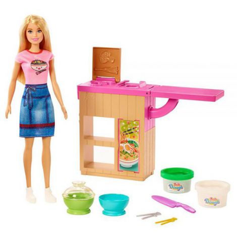 Set Barbie by Mattel Cooking and Baking Pregateste noodles cu papusa si accesorii Barbie