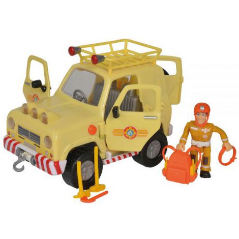 Masina Simba Fireman Sam Mountain 4×4 cu figurina si accesorii ookee.ro