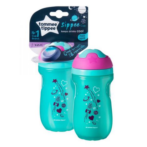 Cana Sippee Izoterma, ONL Tommee Tippee, 260 ml x 1 buc, 12luni+, Turquoise ookee.ro
