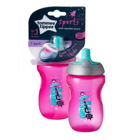 Cana Sports,ONL Tommee Tippee, 300 ml x 1 buc, 12luni+, Roz ookee.ro