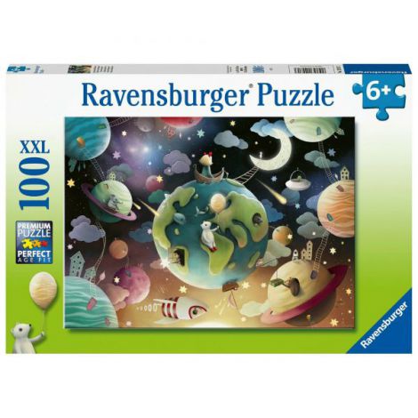 PUZZLE PLANETE, 100 PIESE ookee.ro