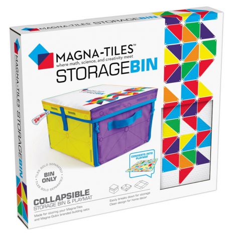 Cutie de depozitare si covor de joaca Magna Tiles Magna Tiles