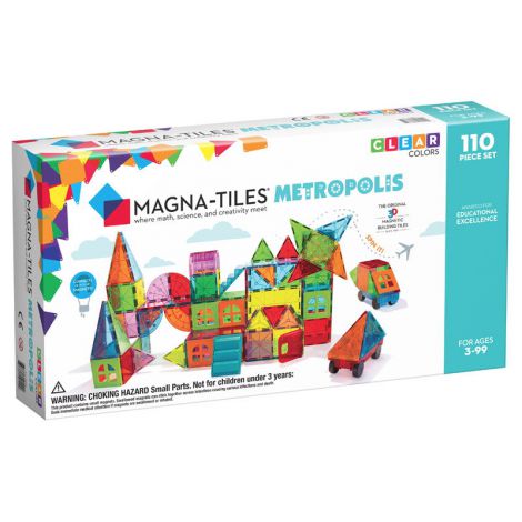 Magna-Tiles Metropolis set magnetic (110 piese) Magna Tiles imagine noua responsabilitatesociala.ro
