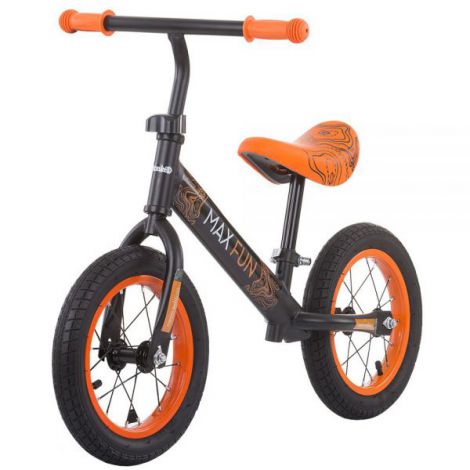 Bicicleta fara pedale Chipolino Max Fun orange CHIPOLINO imagine noua
