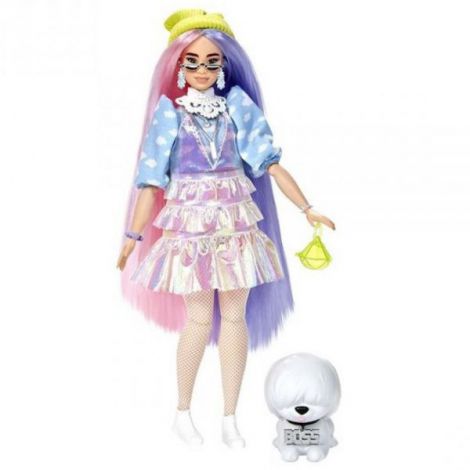 Papusa Barbie by Mattel Extra Style Beanie GVR05 cu figurina si accesorii Barbie