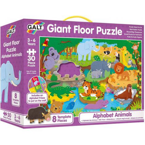Puzzle podea: alfabetul animalutelor (30 piese)