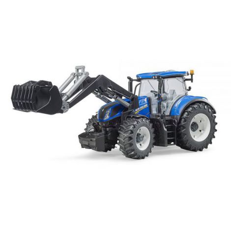BRUDER – TRACTOR NEW HOLLAND T7.315 CU INCARCATOR FRONTAL