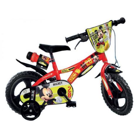 Bicicleta copii 12 – mickey mouse DINO BIKES imagine noua