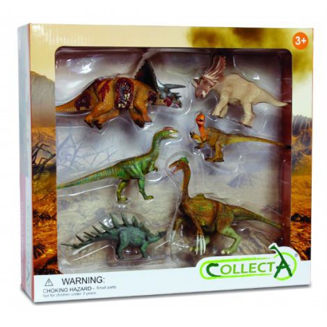Set de 6 figurine pictate manual Dinozauri 1 89574 Collecta imagine noua