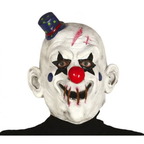 Masca clown horror cu mini palarie ookee.ro imagine noua