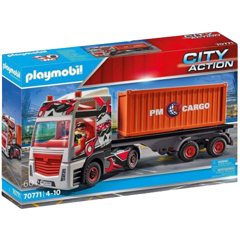 Camion cu container de marfa 70771 Playmobil ookee.ro imagine noua responsabilitatesociala.ro